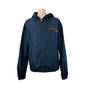 Versace Logo Nylon Windbreaker Jacket